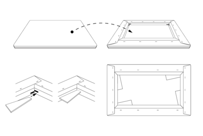Mounting instructions photocanvas 2